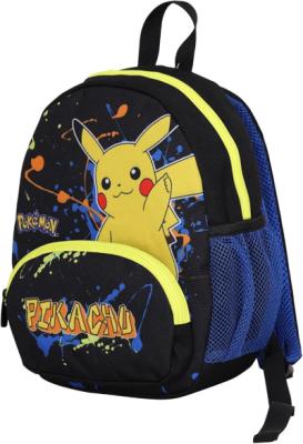 Seven Seven Zaino Small Scuola Pokemon,Asilo e Tempo Libero, Blu e Giallo, Bambini e ragazzi