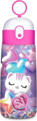 SJ GANG STYLE JAM GANG Borraccia termica, Multicolore, 500 ml, Acciaio Inox, Bpa free, Tenuta stagna, Mantenimento temperatura caldo 12h reddo 24h, Riutilizzabile, Bambina, Ragazza, Scuola, Sport