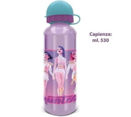 K-POP BORRACCIA in alluminio ALL.530ML con beccuccio