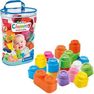 CLEMENTONI CLEMMY SOFT BAG COSTRUZIONI 40 PZ 17878
