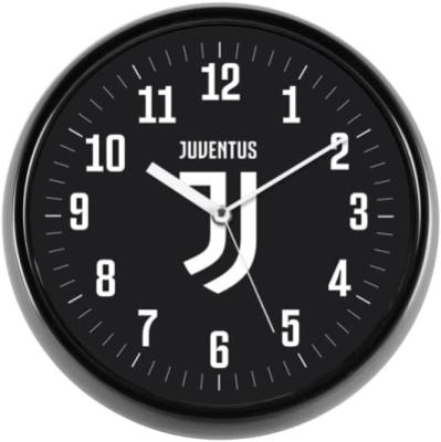 OROLOGIO PARETE NERO LOGO JUVENTUS UFFICIALE