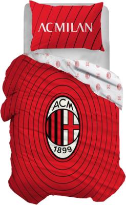 COPRILETTO COTONE 1 PIAZZA CM. 170×270 MILAN UFFICIALE