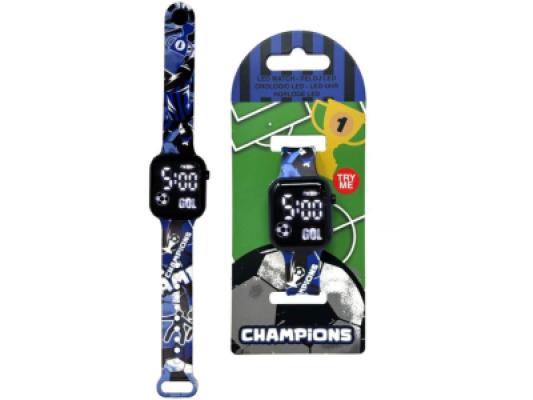 OROLOGIO DA POLSO DIGITALE NEROAZZURRI