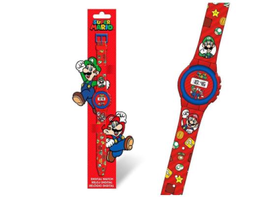 OROLOGIO DA POLSO DIGITALE TONDO SUPER MARIO