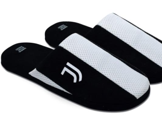 GRIFF PANTOFOLA JUVENTUS UFFICIALE BIANCONERO STEMMA