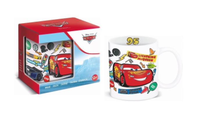 DISNEY CARS TAZZA CERAMICA MANICO SCATOLATA