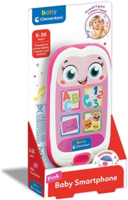 BABY CLEMENTONI BABY SMARTPHONE PINK 6-36 MESI LUCI E SUONI