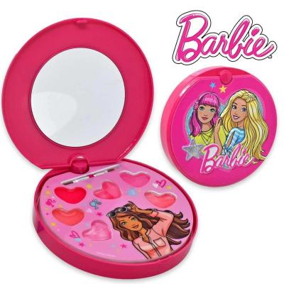 MATTEL BARBIE TROUSSE TONDA LUCIDALABBRA SPECCHIETTO PENNELLO