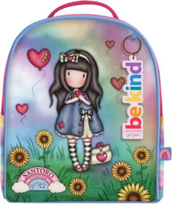 SANTORO GORJUSS LONDON ZAINETTO SPALLA MARGHERITE CUORI CIONDOLO BEKIND
