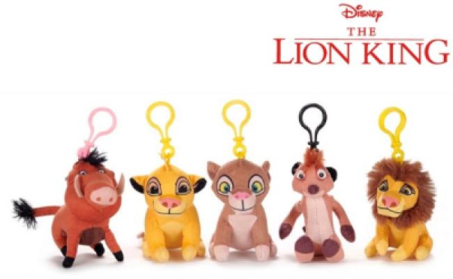 DISNEY PELUCHE RE LEONE NALA PORTACHIAVI 11 CM