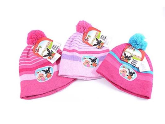 BING CAPPELLO LANA CON PON PON FUCSIA, LILLA