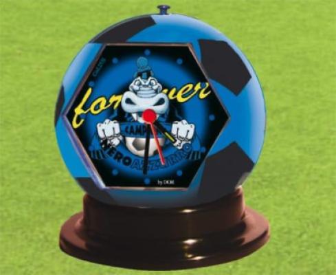 SVEGLIE FORMA PALLONE CON BASE NEROAZZURRI