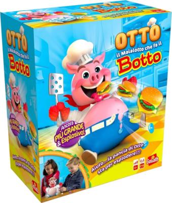 Goliath Otto il Maialotto , Giochi Da Tavolo dai 4 Anni, Giocattoli per Bambini, Fai Mangiare il Maiale Fino a Fargli Scoppiare la Pancia, Regalo Bambino 4 Anni