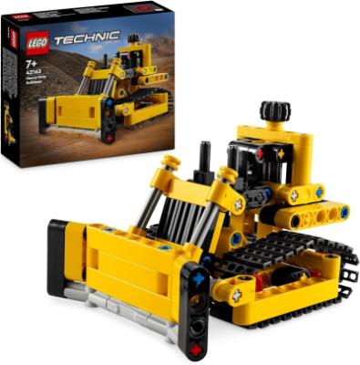LEGO Technic Bulldozer da Cantiere, Giochi per Bambini, Bambine, Ragazzi e Ragazze da 7 Anni in su, Set con Veicolo Giocattolo da Costruire, Regalo per i Fan delle Costruzioni