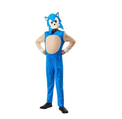Costume Sonic the hedgehog opp tuta e maschera, taglia 7/8anni (122-128)