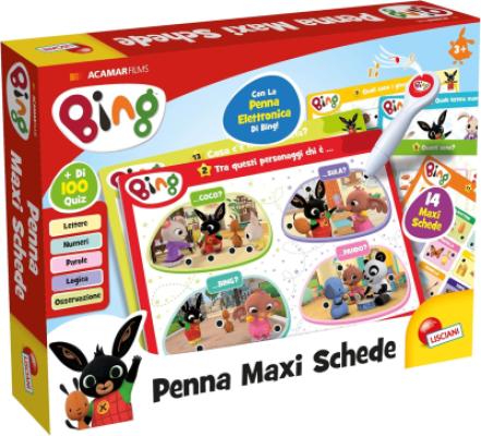 Liscianigiochi Bing Penna Maxi Schede, Multicolore,