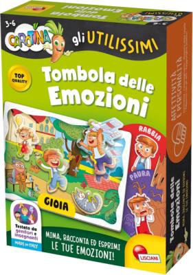 Lisciani Giochi - Carotina Gli utilissimi tombola delle emozioni