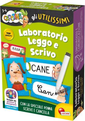 Lisciani Giochi - Carotina Gli utilissimi laboratorio leggo e scrivo