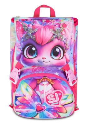 Zaino scuola elementare SEVEN SJ 2025/26 gattino fatina con occhi a leddimensioni 27×39×16, capienza 24lt, garanzia 4 anni