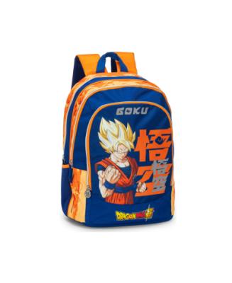Franco panini Zaino scuola elementare dragon ball Goku 2025/26 tre cerniere con porta borraccia laterale schienale imbottito