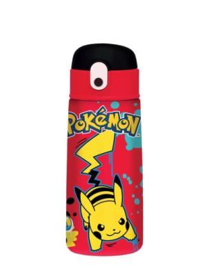 seven borraccia termica accaio inox cannuccia 460 ml Pokemon
