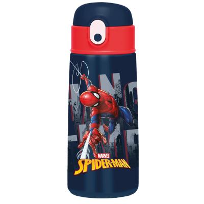 seven borraccia termica accaio inox cannuccia 460 ml Marvel spider man