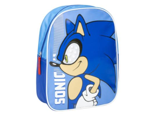 Cerda zainetto azzurro Sonic con occhi POP IT,tasca unica con cerniera