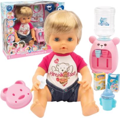 Cicciobello - Breakfast & Pee, Bambola Alta 30 Cm, Beve Dal Bicchiere e Fa Pipì, Include Tanti Accessori Per La Colazione, Gioco Per Bambini e Bambine...