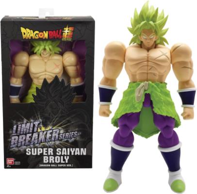 Dragon Ball Super Bandai Action figure gigante Super Limit Breaker da 33 cm - Super Saiyan Broly del film - Grande figurina articolata Broly - Giocattolo...