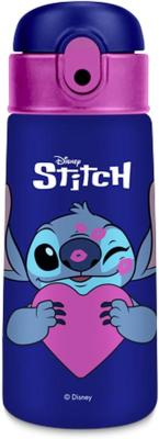Seven Borraccia termica LILO & STITCH, 460 ml, Acciaio inox bpa free, Cannuccia, Apertura automatica, Mantenimento temperatura:caldo 12h/freddo 24h, Prodotto ufficiale, Idea regalo bambini