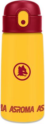 Seven Borraccia termica AS ROMA per ragazzi, Acciaio inox bpa free, 460ml, Mantenimento temperatura: caldo 12h/freddo 24h, Bambino, Ragazzo, Adulto, Calcio, Prodotto ufficiale, Idea regalo