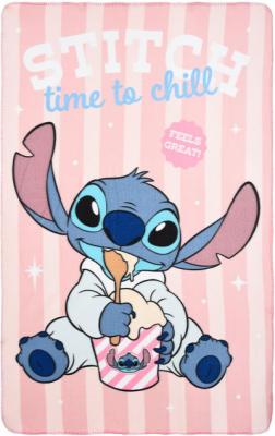 Coperta Plaid Per Bambina Per Stitch Fan, Morbido Pile, Idea Regalo, Gadget, Super Soffice, Rosa